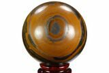 Polished Tiger's Eye Sphere #124621-1